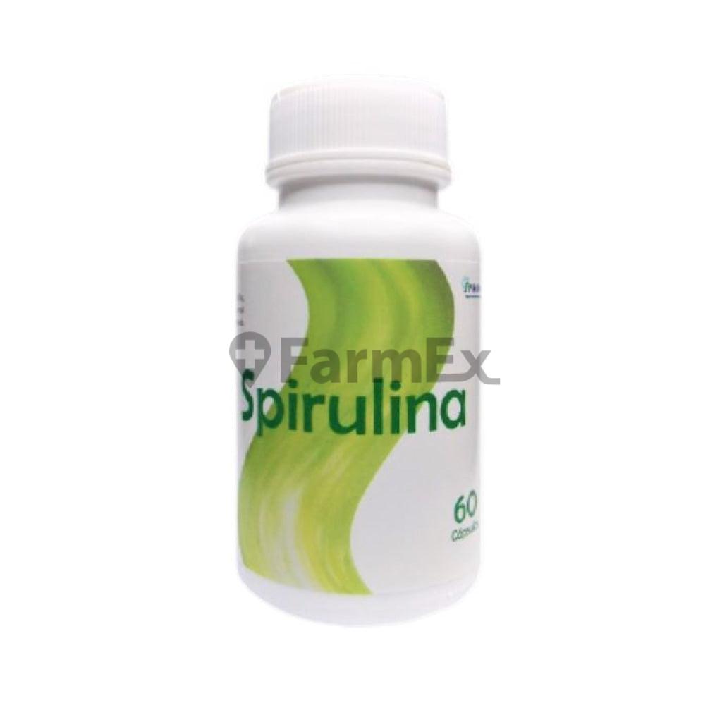 Spirulina 500 mg x 60 capsulas pronat